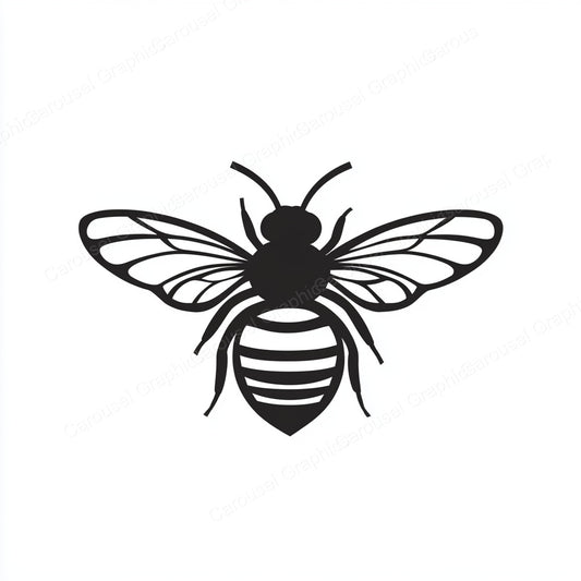 Bee Vector Graphic preview