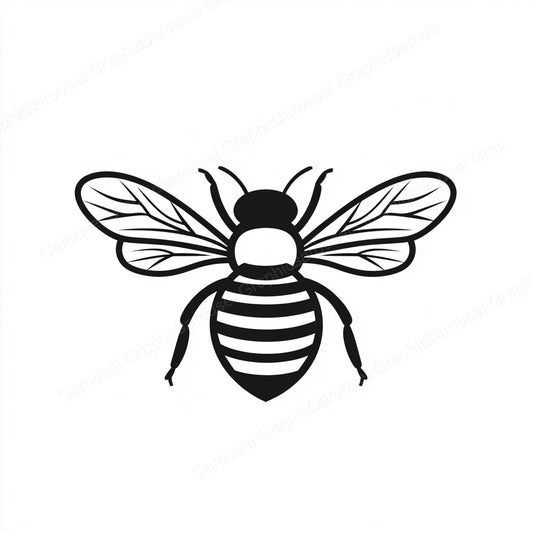 Bee Vector Graphic preview