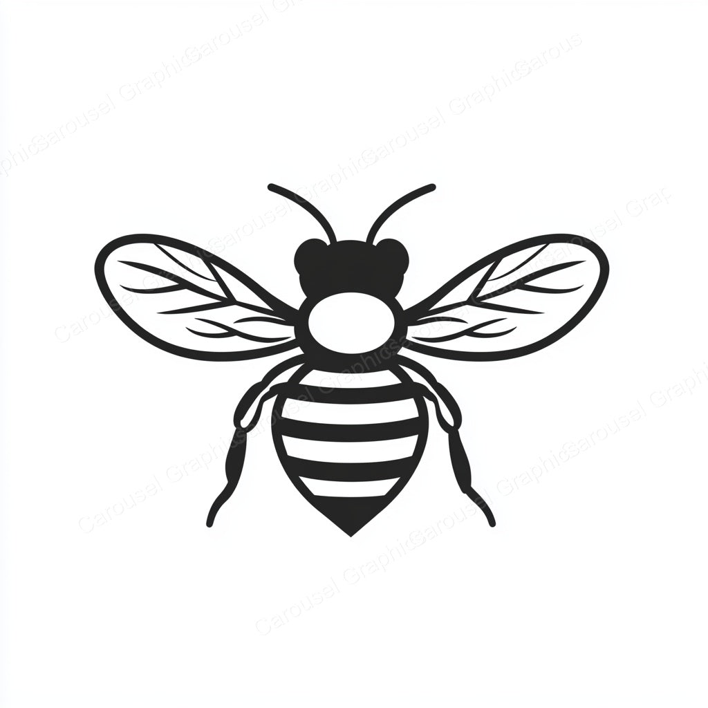 Bee Vector Graphic preview