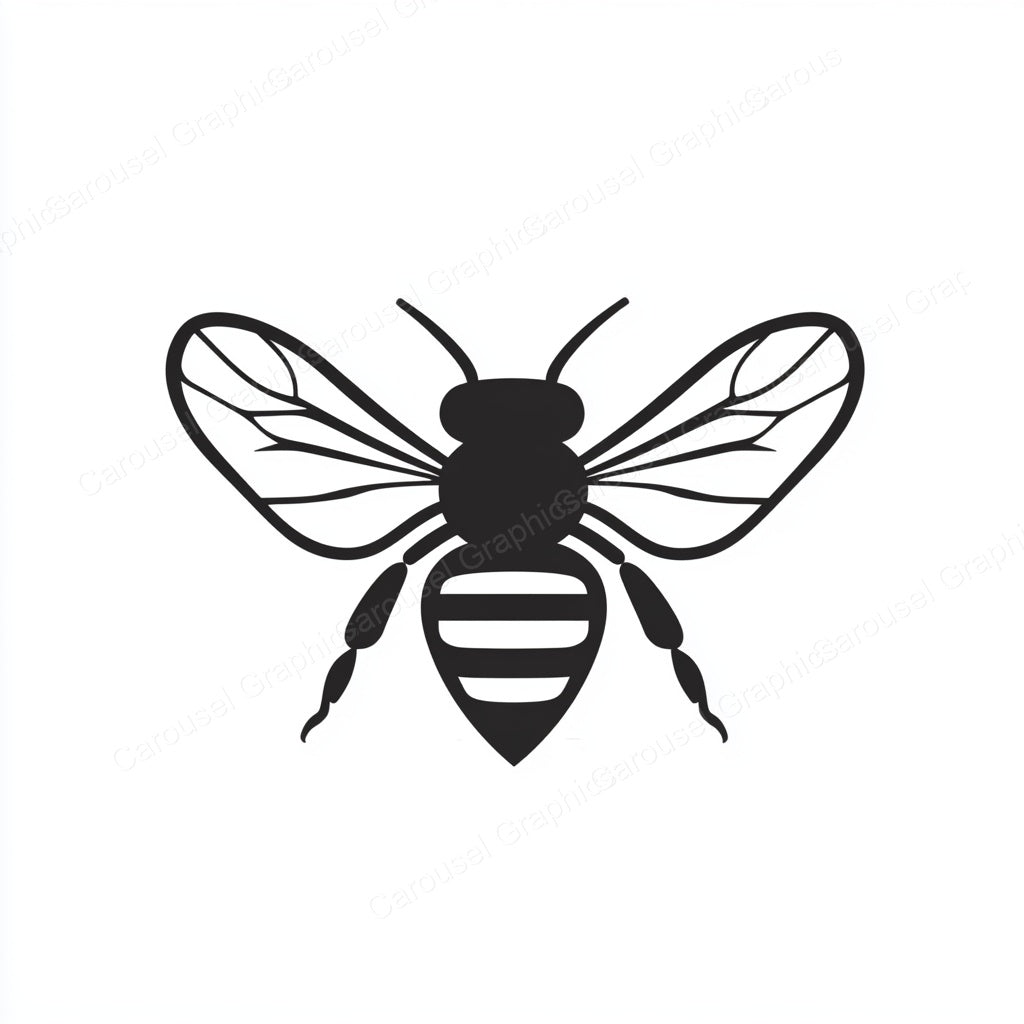 Bee Vector Graphic preview