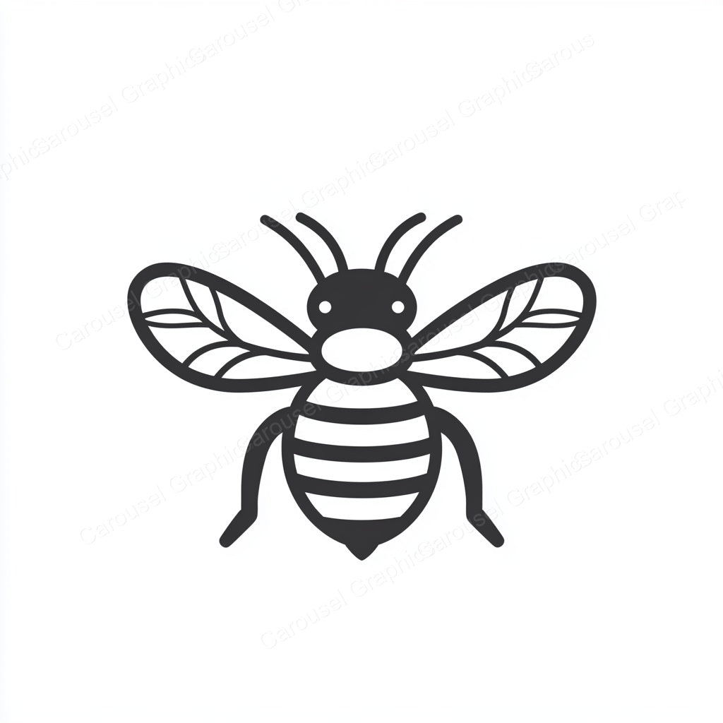 Bee Vector Graphic preview