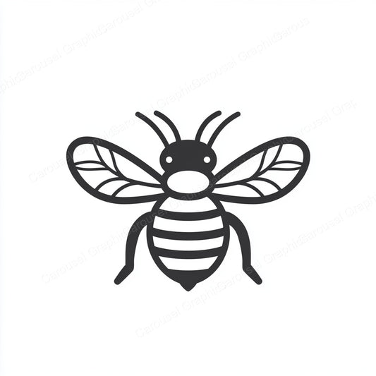 Bee Vector Graphic preview