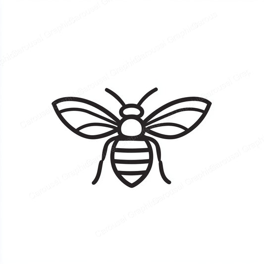 Bee Vector Graphic preview