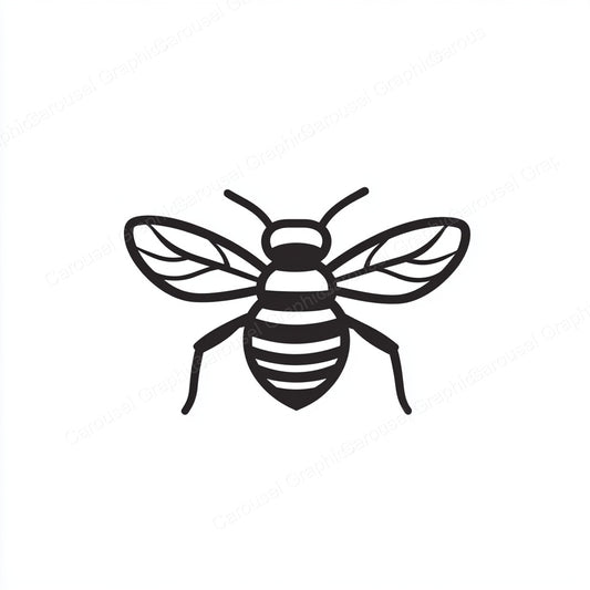 Bee Vector Graphic preview