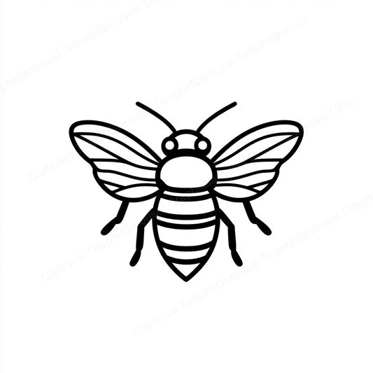 Bee Vector Graphic preview