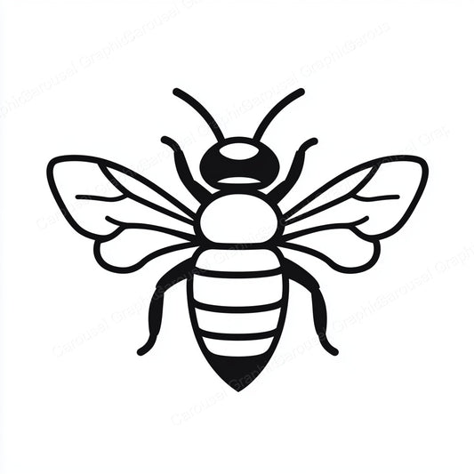 Bee Vector Graphic preview