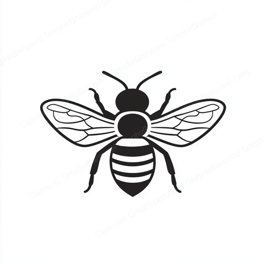 Bee Vector Graphic preview