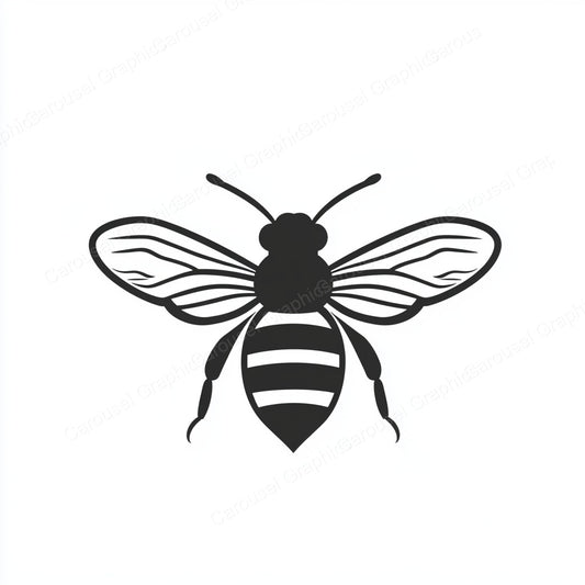 Bee Vector Graphic preview