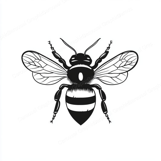 Bee Vector Graphic preview