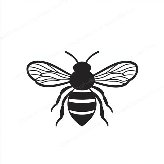 Bee Vector Graphic preview