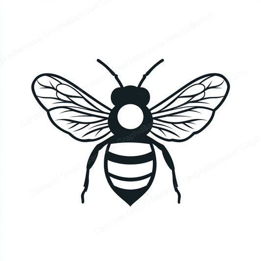 Bee Vector Graphic preview