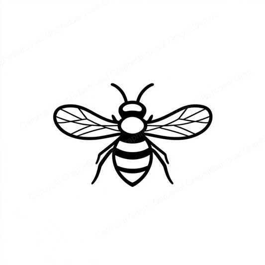 Bee Vector Graphic preview