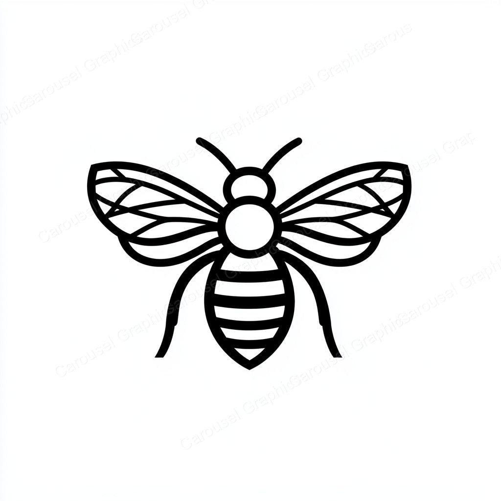 Bee Vector Graphic preview