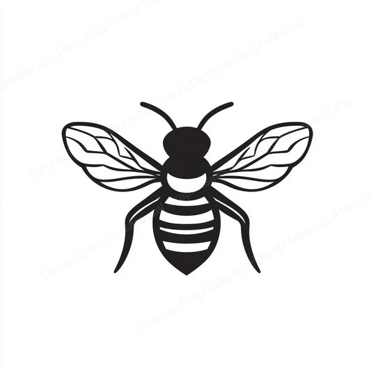 Bee Vector Graphic preview