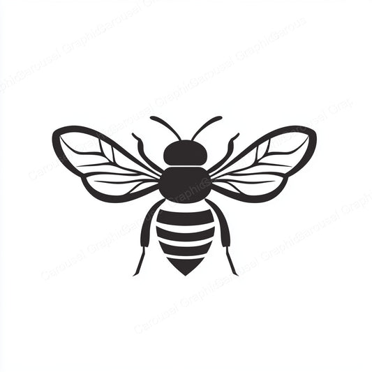 Bee Vector Graphic preview