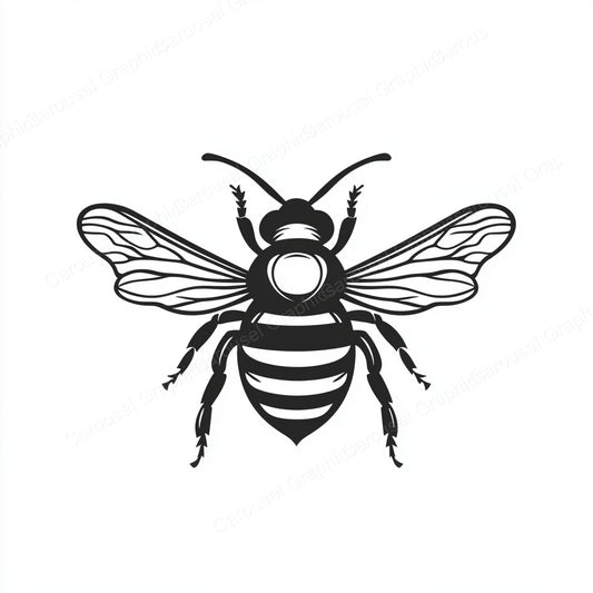 Bee Vector Graphic preview