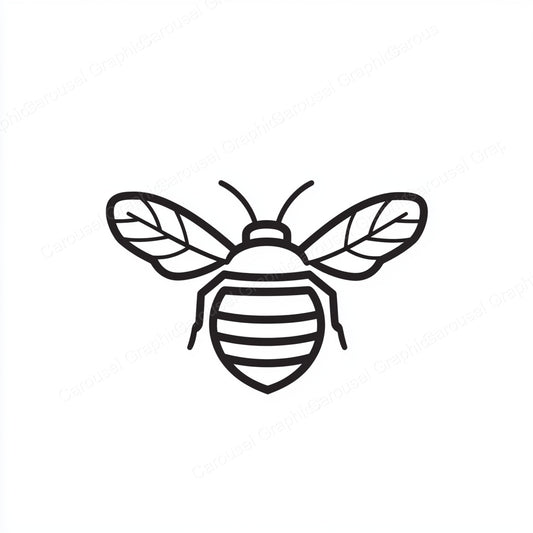 Bee Vector Graphic preview