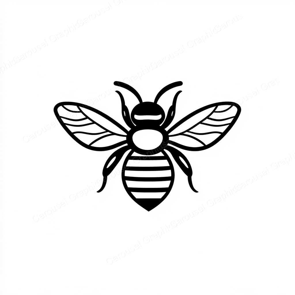 Bee Vector Graphic preview