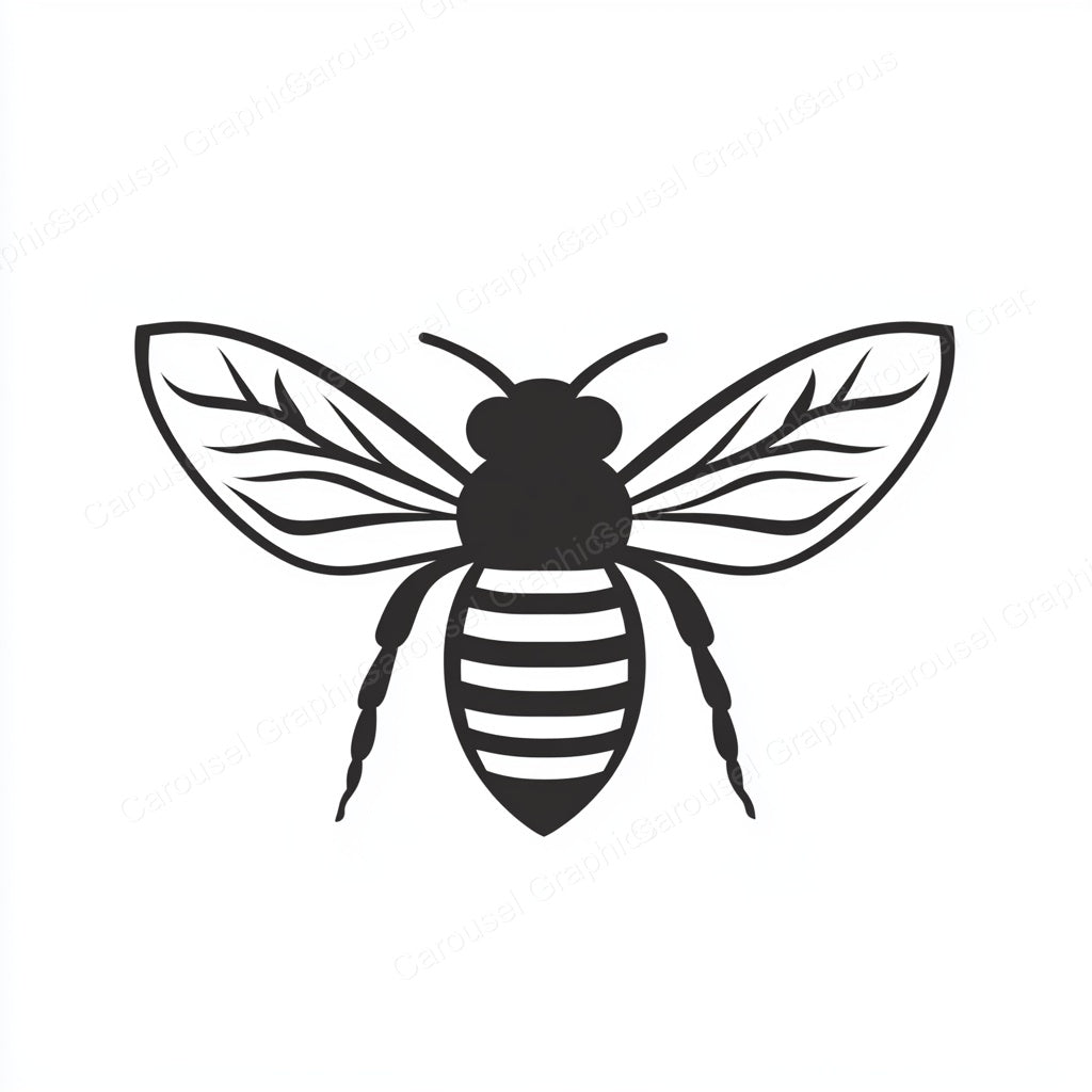 Bee Vector Graphic preview