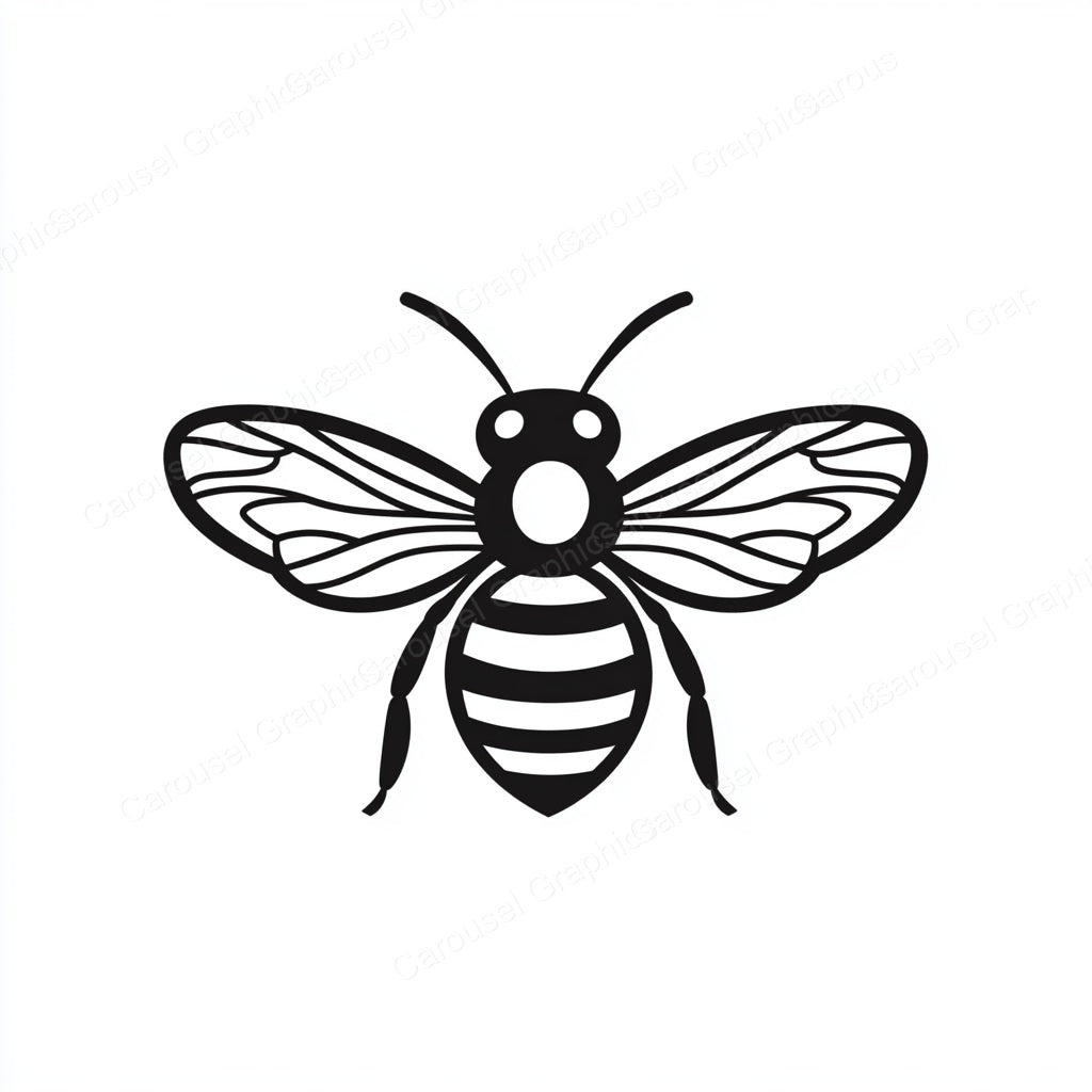 Bee Vector Graphic preview
