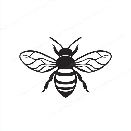 Bee Vector Graphic preview