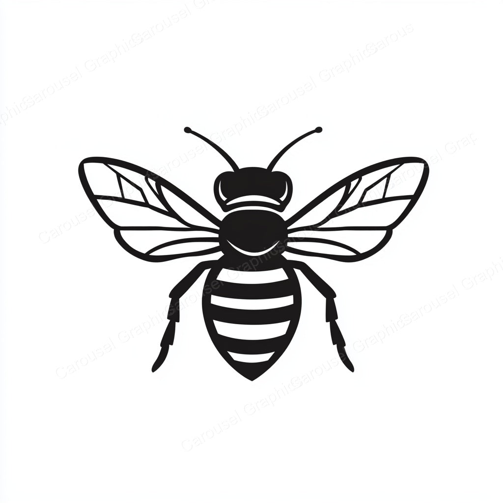 Bee Vector Graphic preview