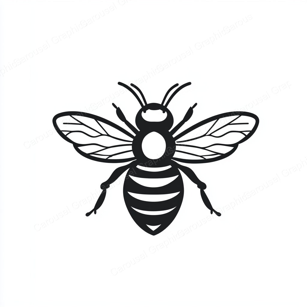 Bee Vector Graphic preview