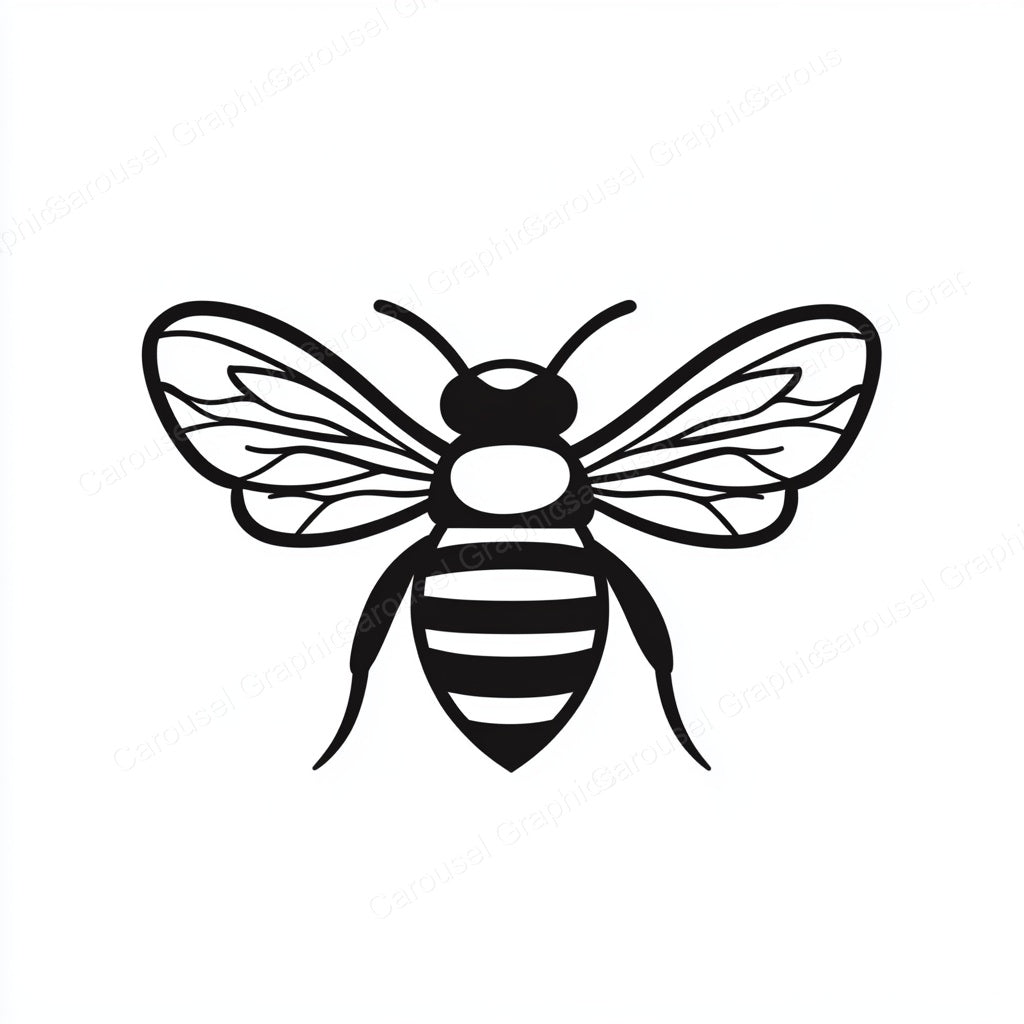 Bee Vector Graphic preview