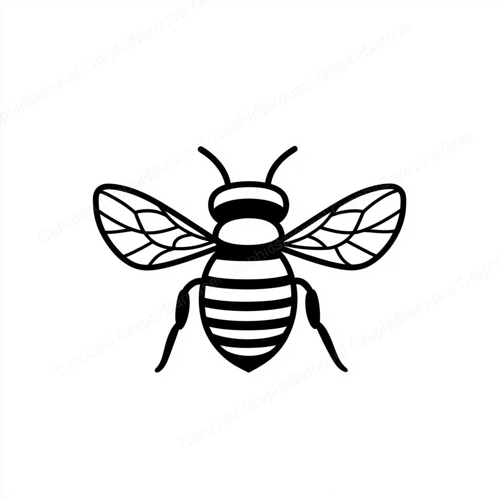Bee Vector Graphic preview
