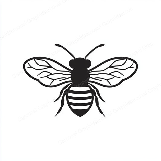 Bee Vector Graphic preview