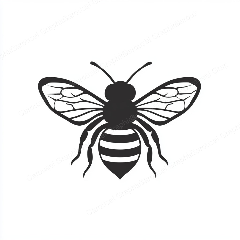 Bee Vector Graphic preview