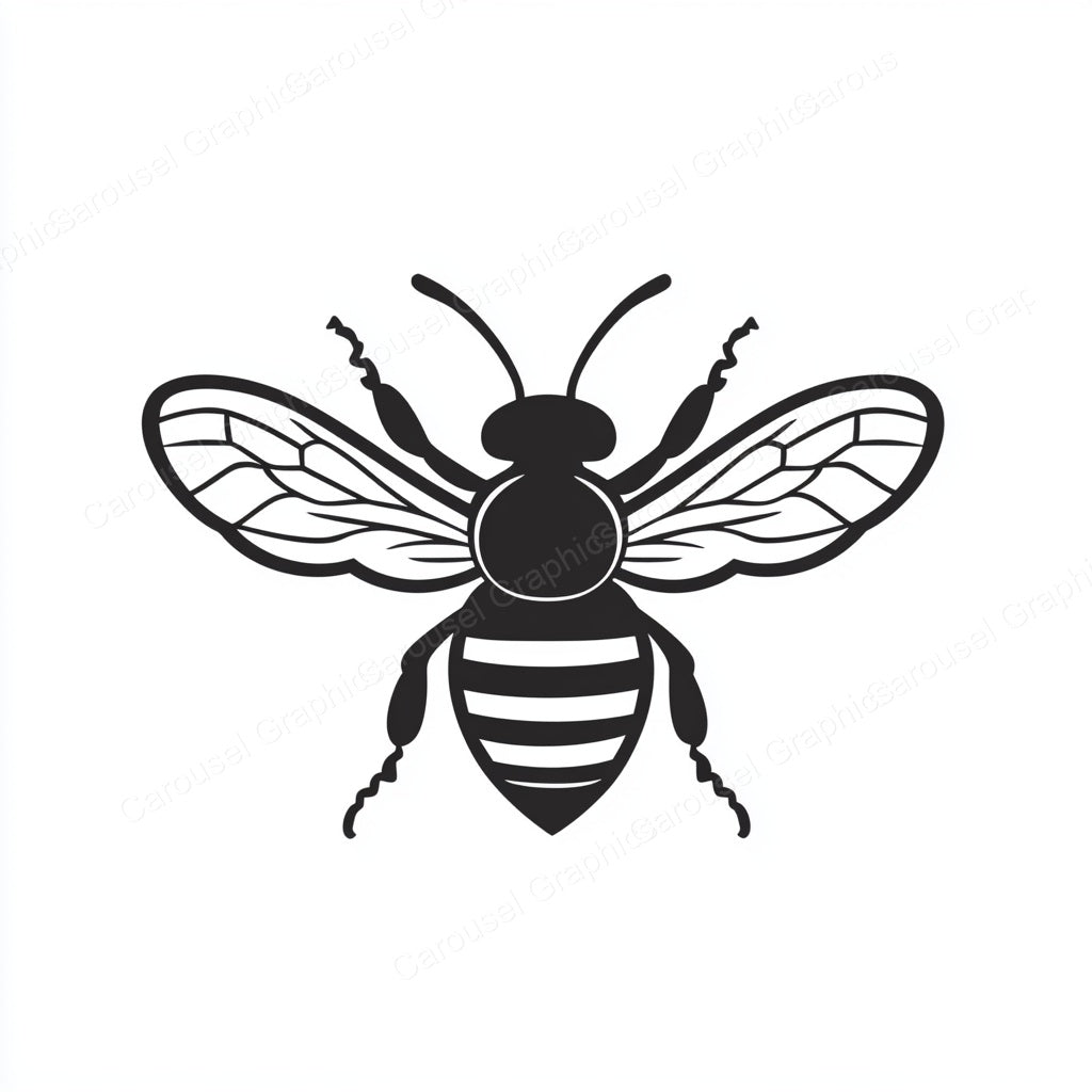 Bee Vector Graphic preview