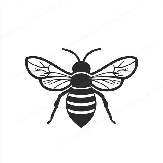 Bee Vector Graphic preview