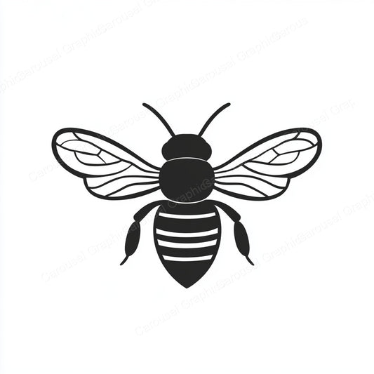Bee Vector Graphic preview