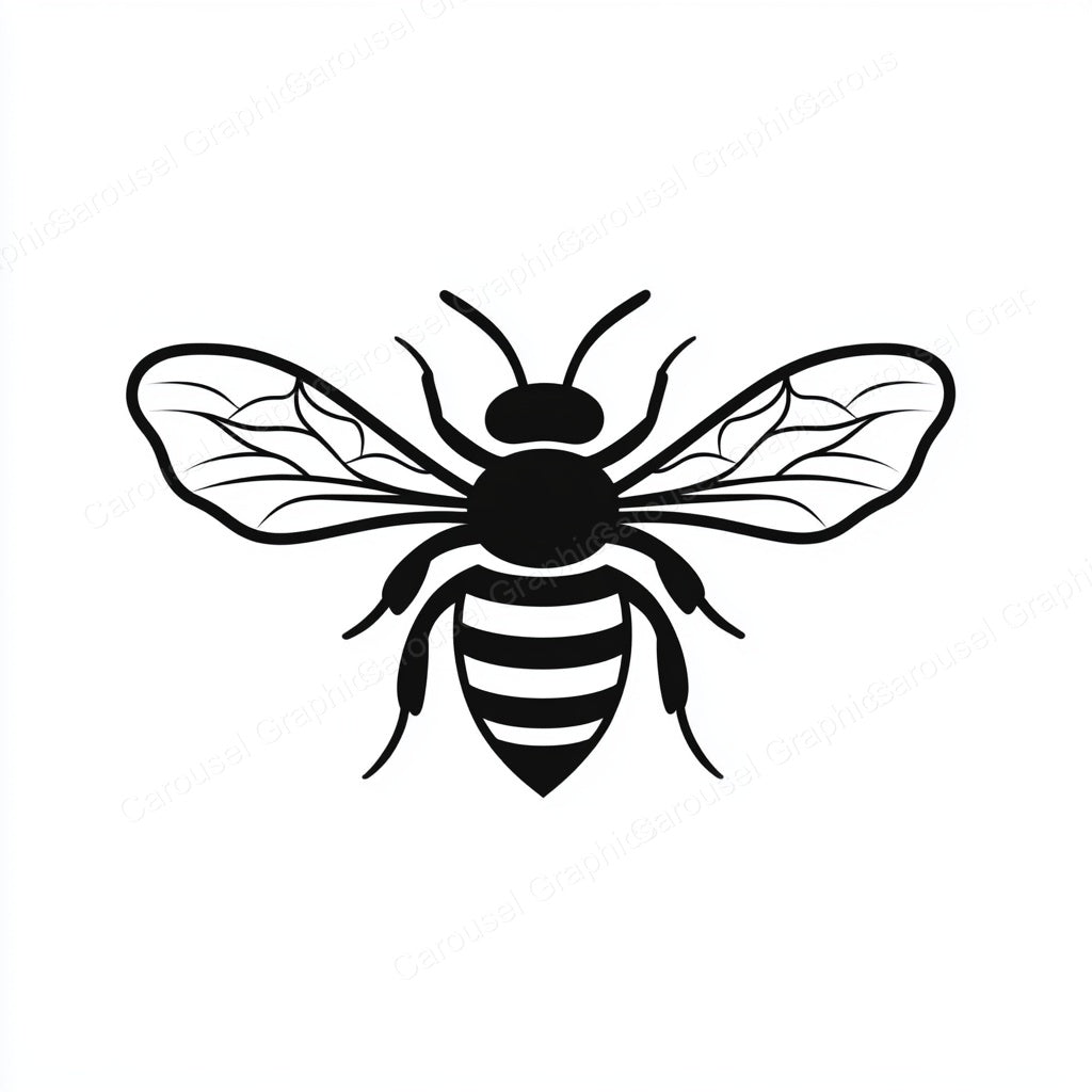 Bee Vector Graphic preview