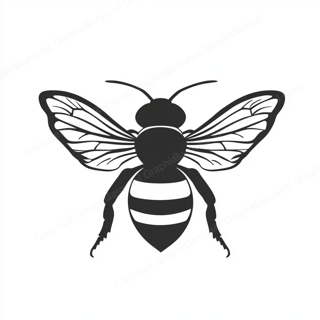 Bee Vector Graphic preview