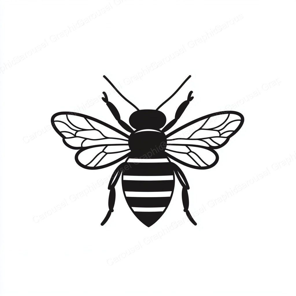 Bee Vector Graphic preview
