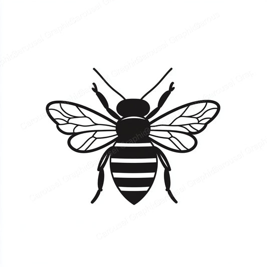 Bee Vector Graphic preview