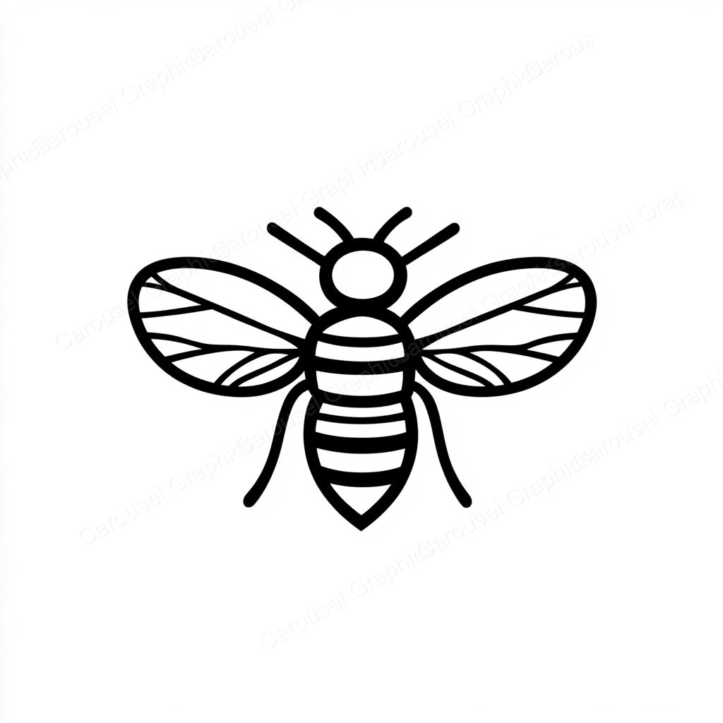 Bee Vector Graphic preview