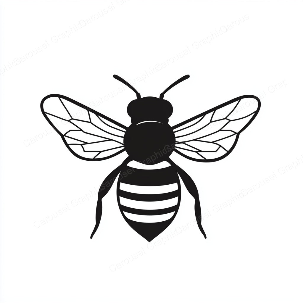 Bee Vector Graphic preview