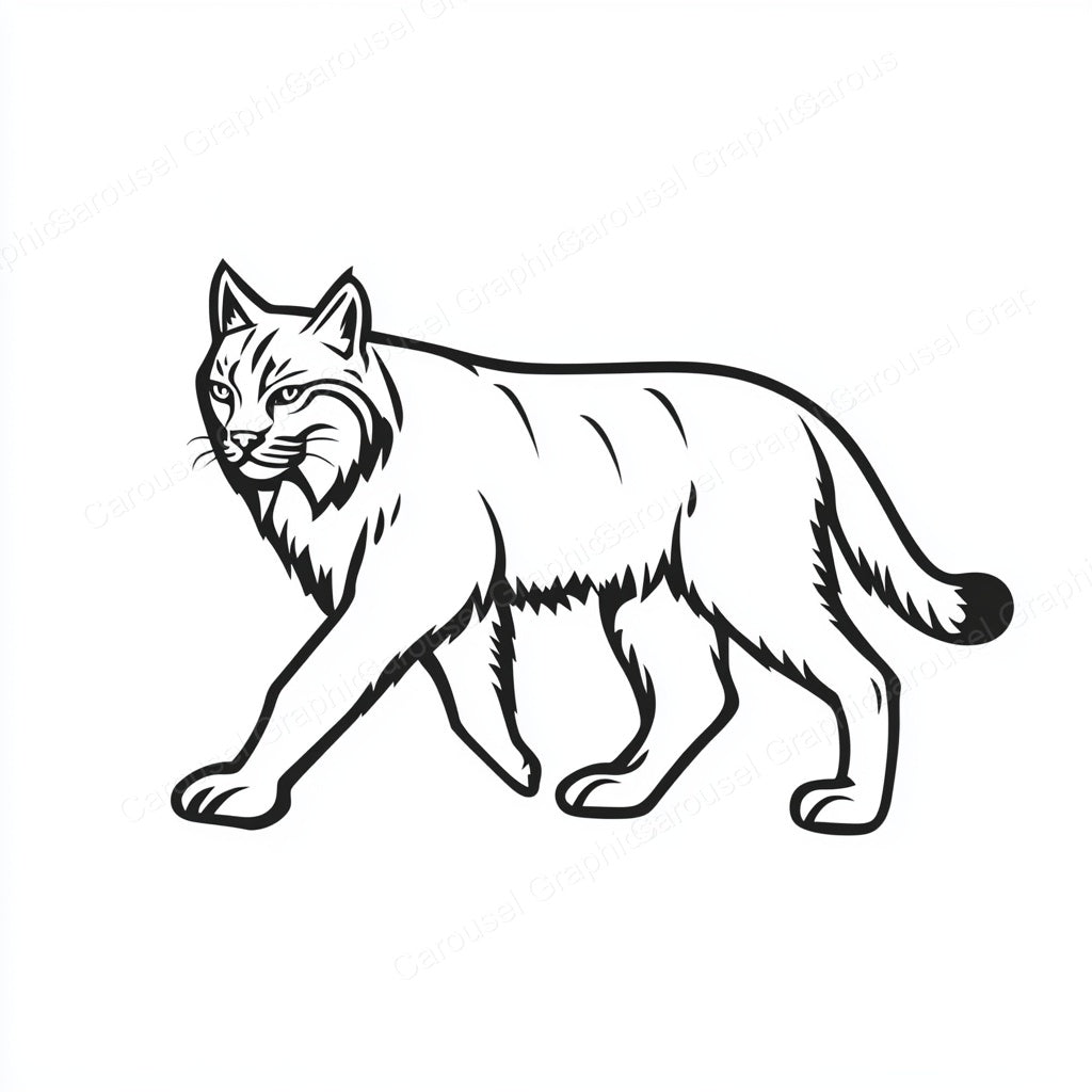 Bobcat Vector Graphic preview