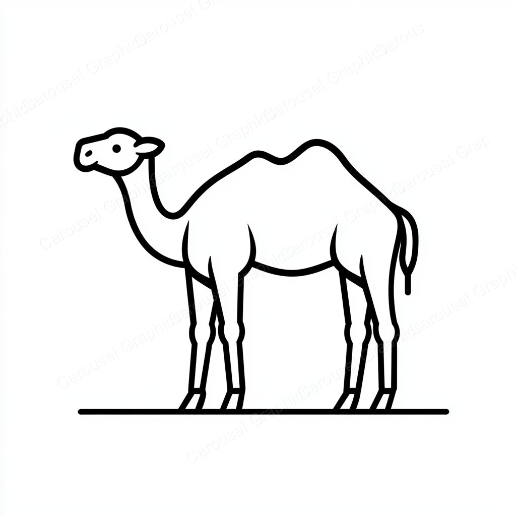Camel Vector Graphic preview