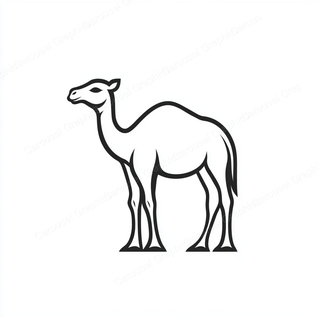 Camel Vector Graphic preview