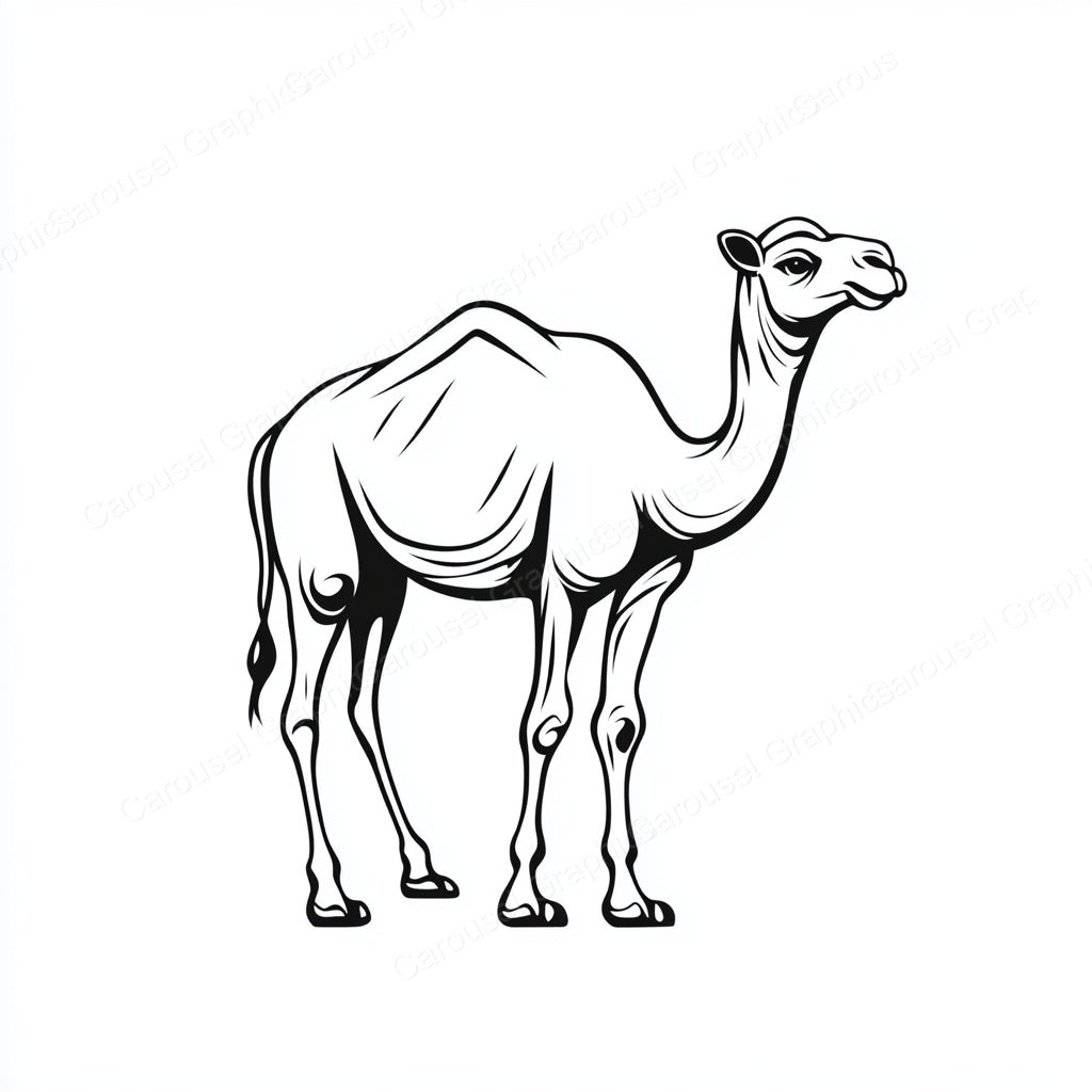 Camel Vector Graphic preview