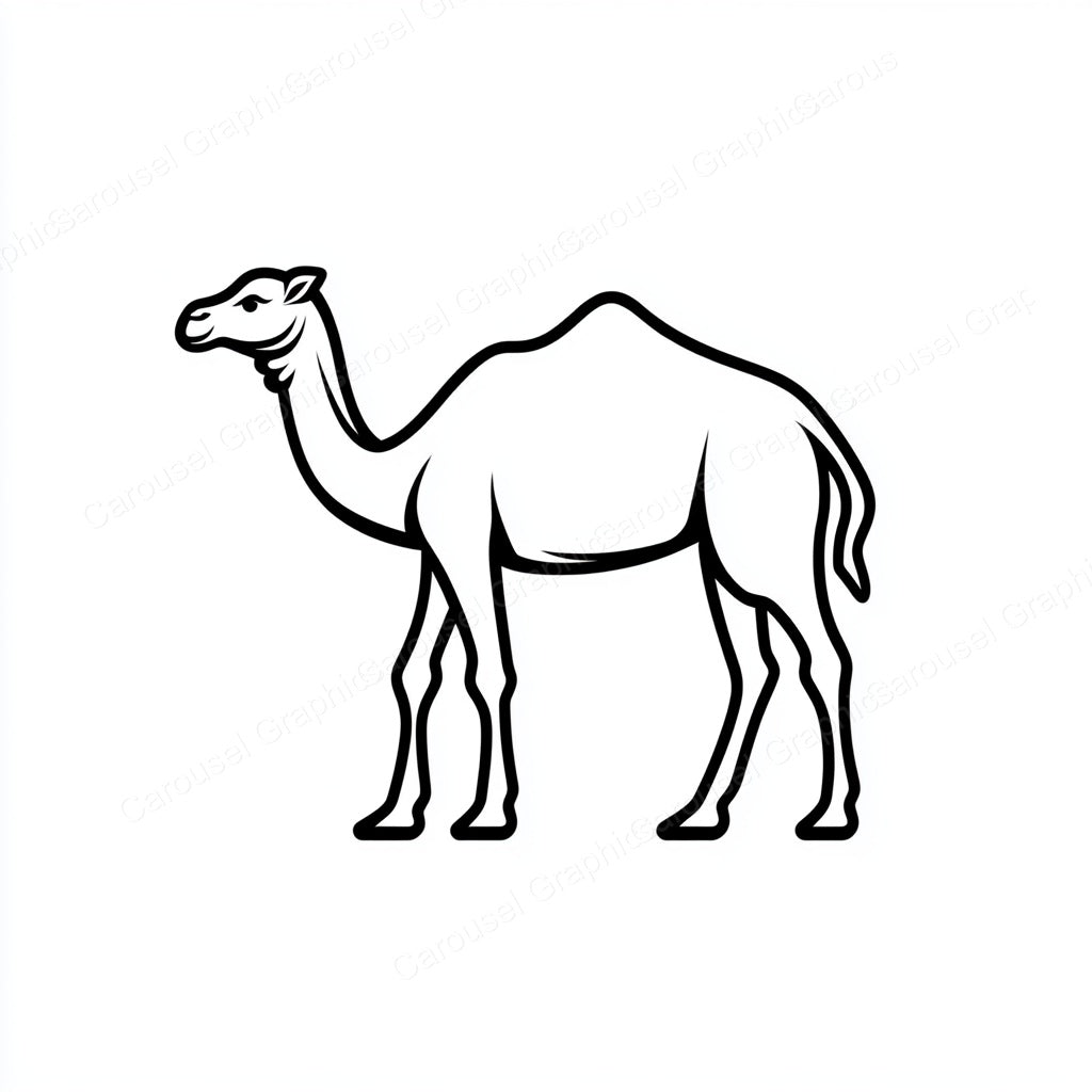 Camel Vector Graphic preview