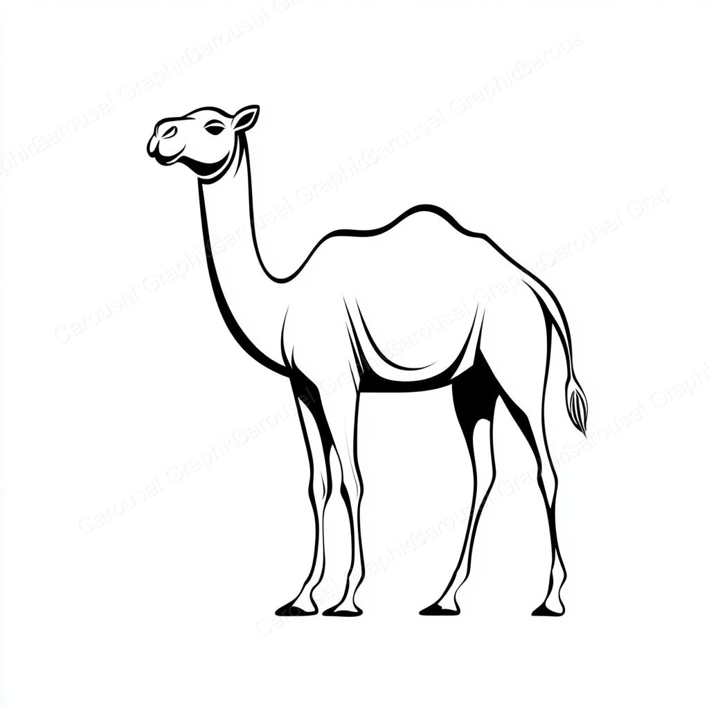 Camel Vector Graphic preview