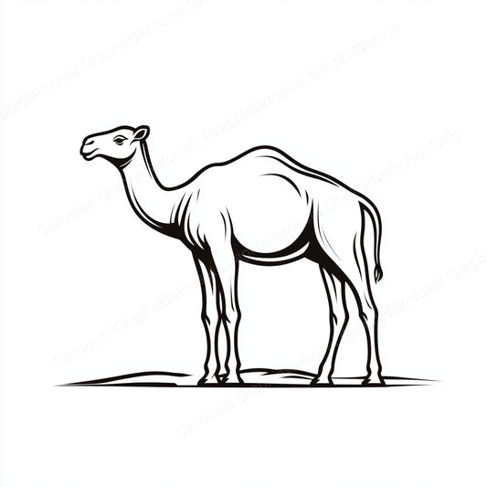 Camel Vector Graphic preview