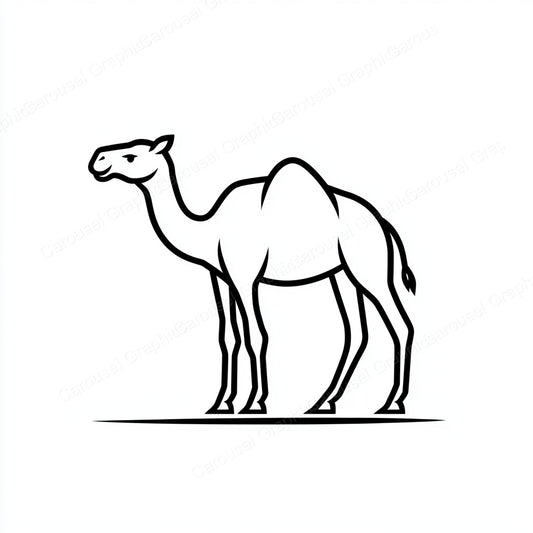 Camel Vector Graphic preview