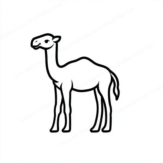Camel Vector Graphic preview