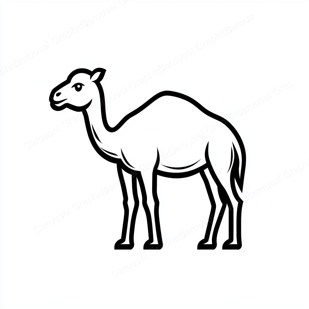 Camel Vector Graphic preview